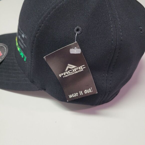 Oregon Pacific Headwear Ball Cap Hat Black 498F Size L-XL 7 3/8 - 8 Mens Tags - Picture 3 of 8